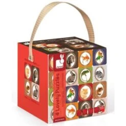Janod Coffert De 4 Lovely Puzzles - Animaux 16,20,24 Et 30 Pièces