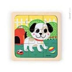 Janod Puzzle Chien Titus 9 Pièces