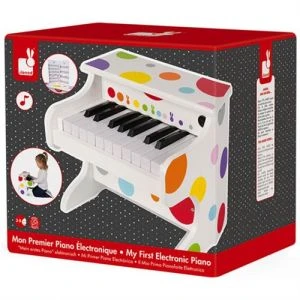 Janod Mon Premier Piano électronique Confetti 1 Janod Mon Premier Piano électronique Confetti