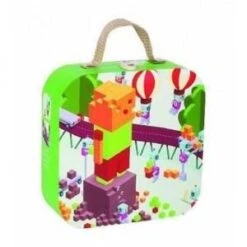 Janod Puzzle Valisette Carrée: Robocubes 24 Pièces
