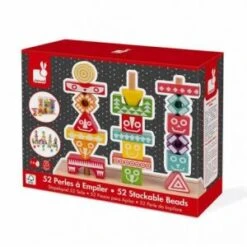 Janod 52 Pièces En Bois à Empiler Edutotem