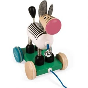 Janod Zèbre à Promener En Bois Zigolos 1 Janod Zèbre à Promener En Bois Zigolos