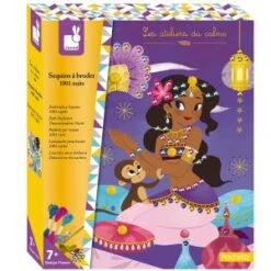 Janod Kit Créatif : Sequins à Broder Mille Et Une Nuits