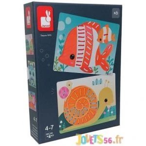 Janod Cartes à Lacer : Animaux 1 Janod Cartes à Lacer : Animaux