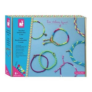 Janod Coffret 7 Bracelets Brésiliens Fluo à Créer - Les Ateliers Bijoux - Kit Loisir Créatif Enfant - Apprentissage Motricité Fine Et Créativité - Dès 8 Ans, J07929 1 Janod Coffret 7 Bracelets Brésiliens Fluo à Créer - Les Ateliers Bijoux - Kit Loisir Créatif Enfant - Apprentissage Motricité Fine Et Créativité - Dès 8 Ans, J07929