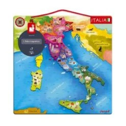 Janod Carte D'italie Magnétique 20 Pcs