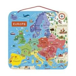 Janod Carte D'europe Magnetique Version Allemande