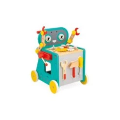Janod Brico'Kids - Chariot De Bricolage Robot -Janod bricokids chariot de bricolage robot 10