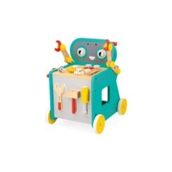 Janod Brico'Kids - Chariot De Bricolage Robot -Janod bricokids chariot de bricolage robot 11