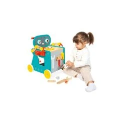 Janod Brico'Kids - Chariot De Bricolage Robot -Janod bricokids chariot de bricolage robot 13