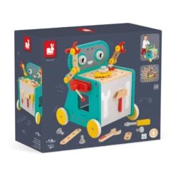 Janod Brico'Kids - Chariot De Bricolage Robot