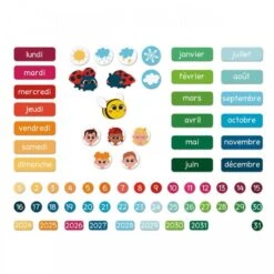 Janod Calendrier Magnétique -Janod calendrier magnetique 2