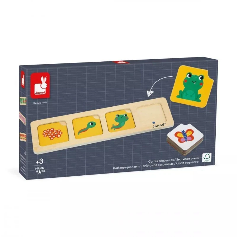 Janod Cartes Séquences - Le Jardin 1 Janod Cartes Séquences - Le Jardin