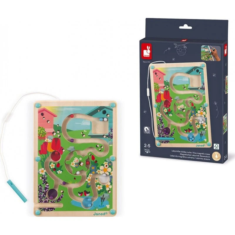 Janod Labyrinthe à Billes Ruche 1 Janod Labyrinthe à Billes Ruche
