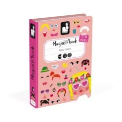 Janod Magnéti'Book Crazy Faces Filles