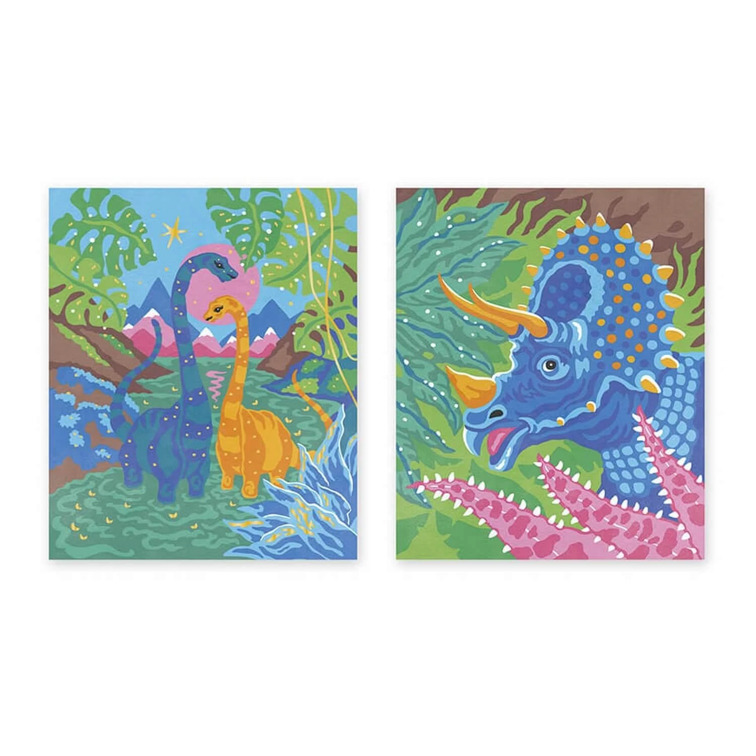 Janod Peinture Au Numéro : Dinosaures 1 Janod Peinture Au Numéro : Dinosaures