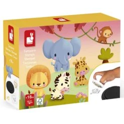 Janod Coffret 5 Tampons : Savannah Stampinoo