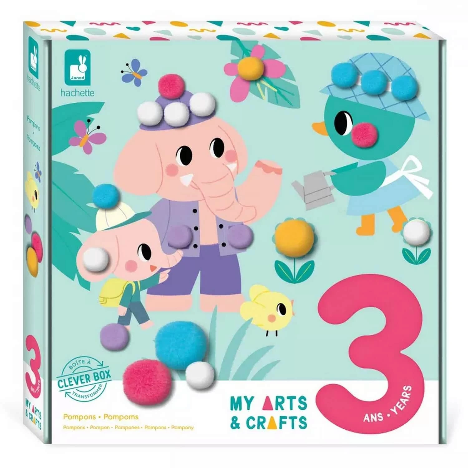 Janod Coffret Créatif Pompons - 3 Ans 1 Janod Coffret Créatif Pompons - 3 Ans