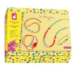 Janod Kit Créatif : 4 Bijoux Messages à Créer