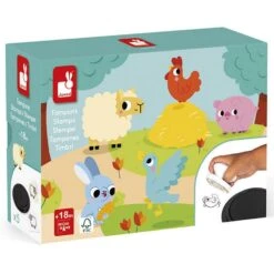 Janod Coffret 5 Tampons : Farm Stampinoo