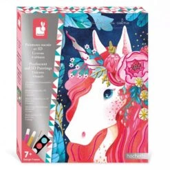 Janod Peinture Nacrée Et 3D Licorne