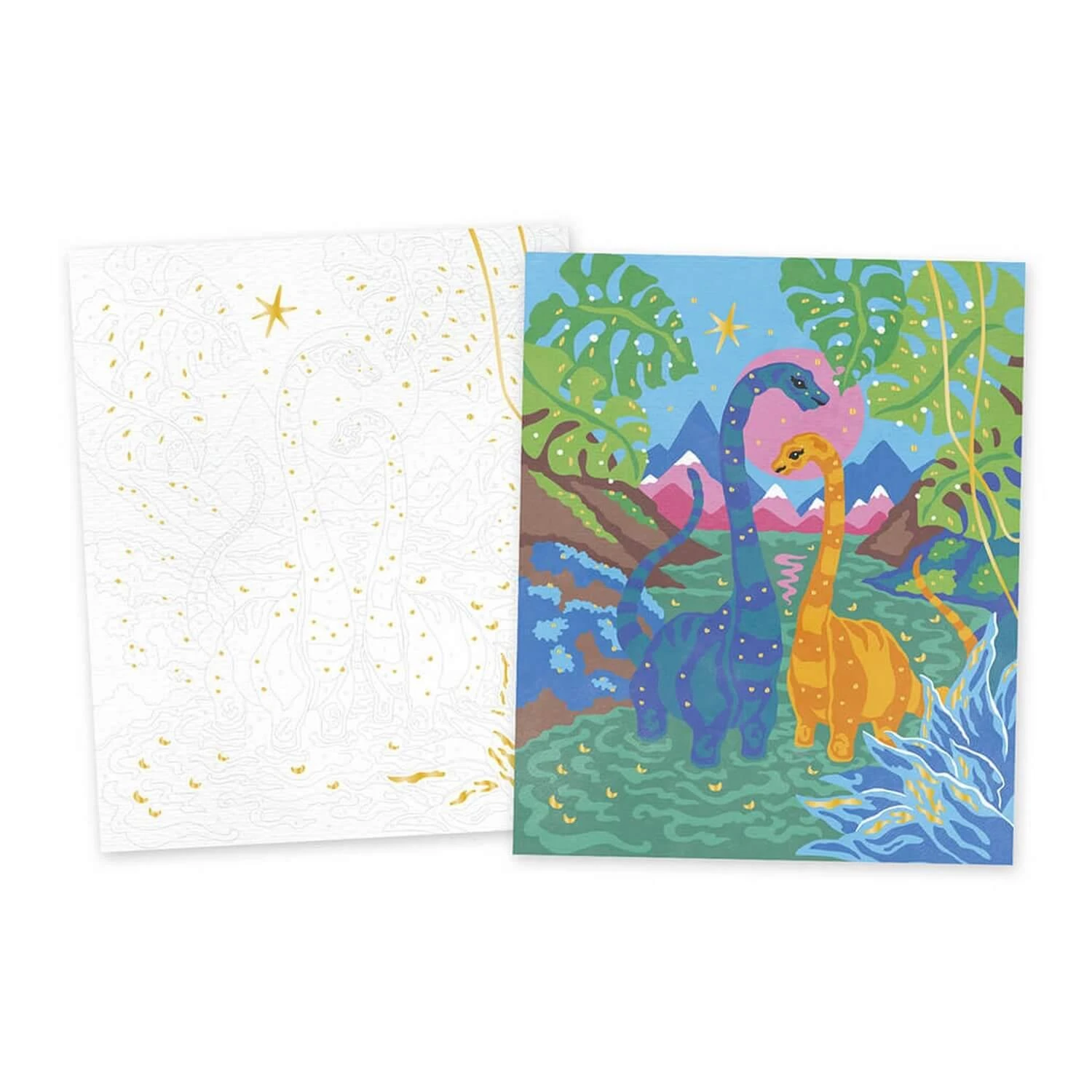 Janod Peinture Au Numéro : Dinosaures 2 Janod Peinture Au Numéro : Dinosaures – Image 2