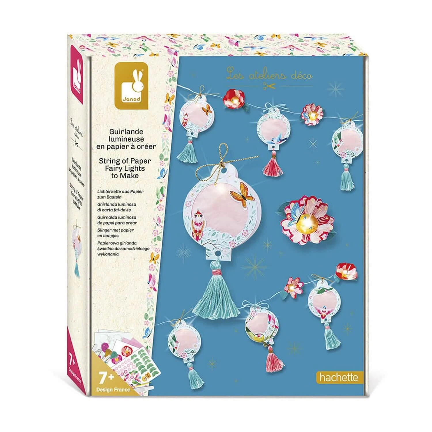 Janod Kit Créatif : 1 Guirlande Lumineuse En Papier 4 Janod Kit Créatif : 1 Guirlande Lumineuse En Papier – Image 4