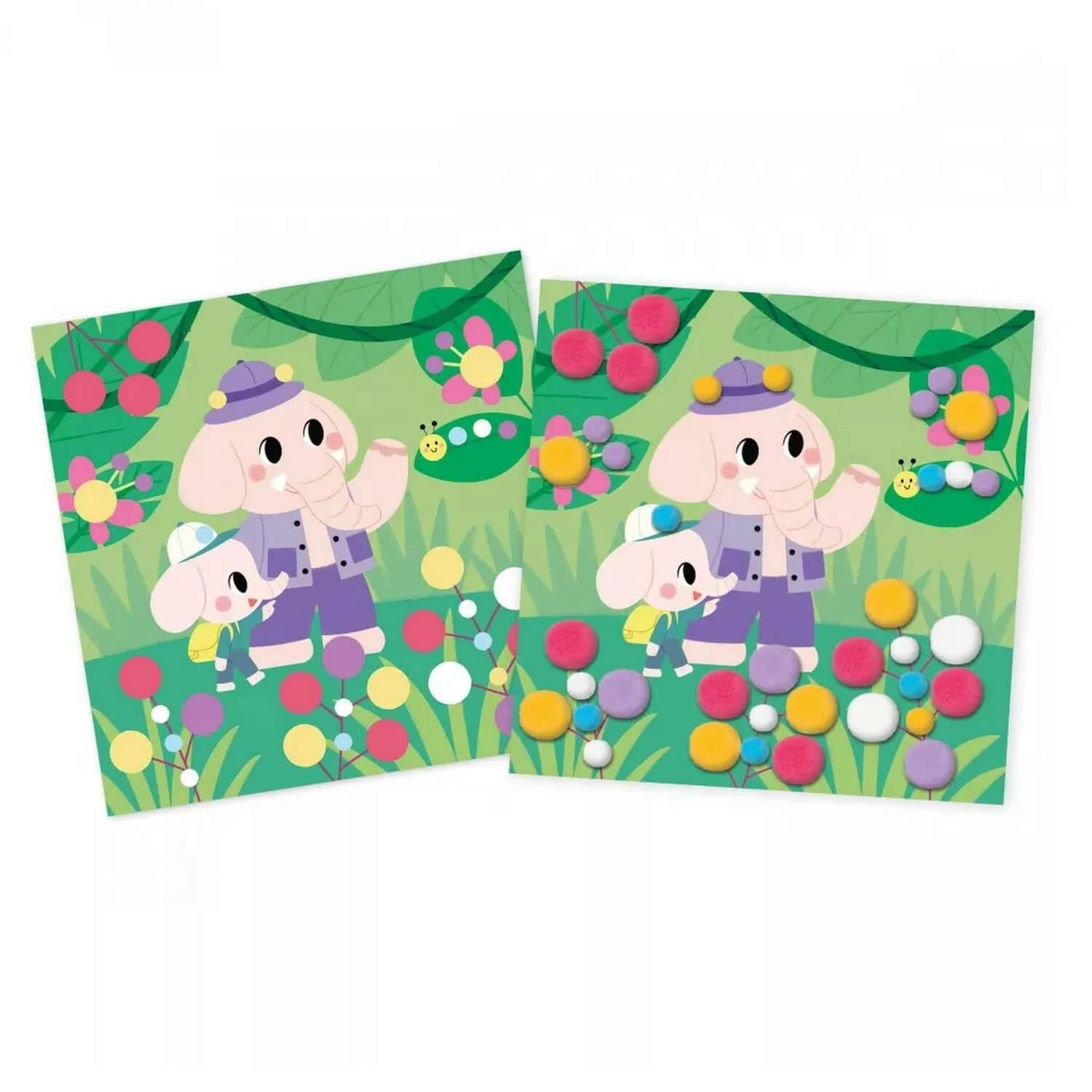 Janod Coffret Créatif Pompons - 3 Ans 4 Janod Coffret Créatif Pompons - 3 Ans – Image 4