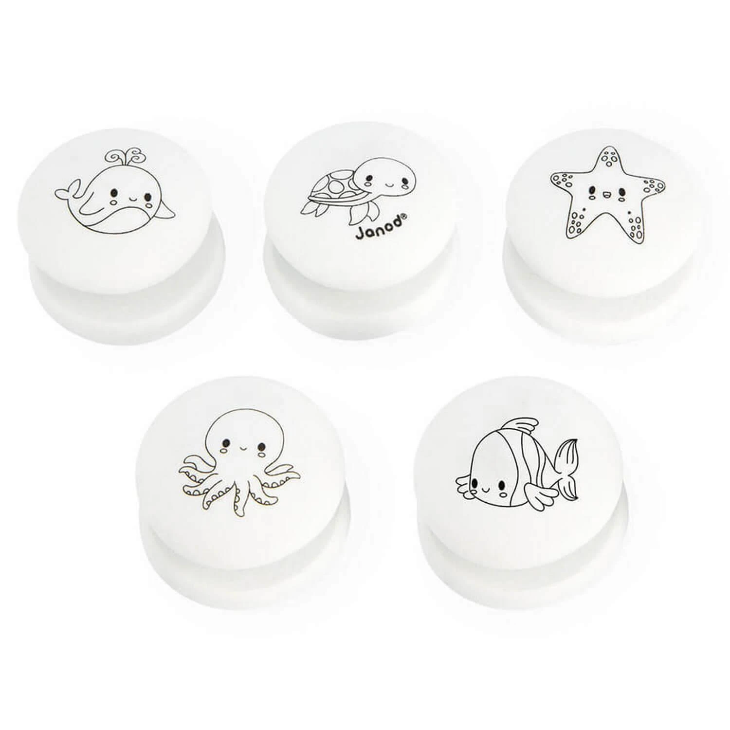 Janod Coffret 5 Tampons : Ocean Stampinoo 4 Janod Coffret 5 Tampons : Ocean Stampinoo – Image 4