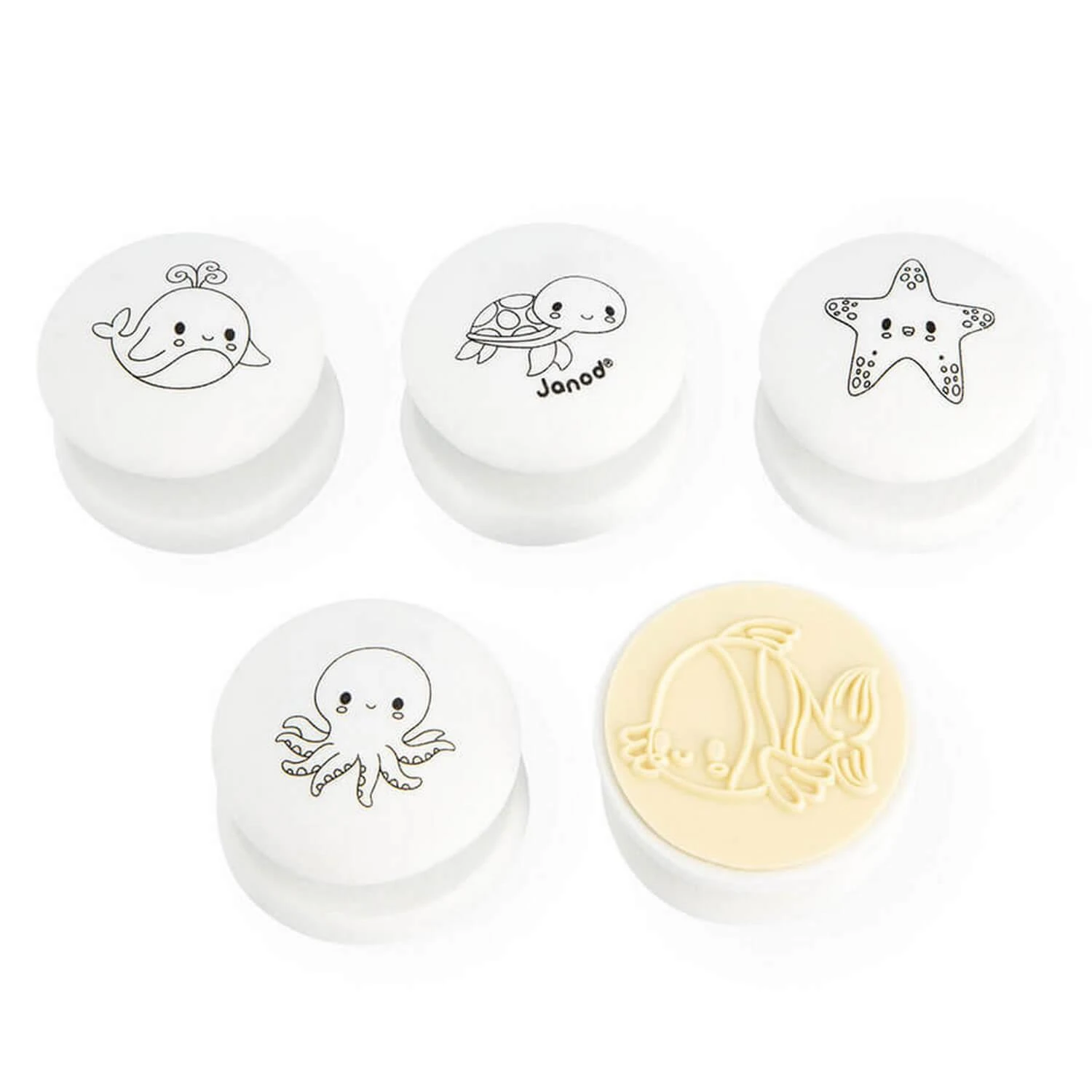 Janod Coffret 5 Tampons : Ocean Stampinoo 5 Janod Coffret 5 Tampons : Ocean Stampinoo – Image 5