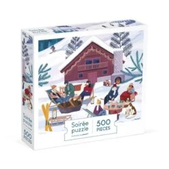 Janod Puzzle Hiver à La Montagne - 500 Pcs